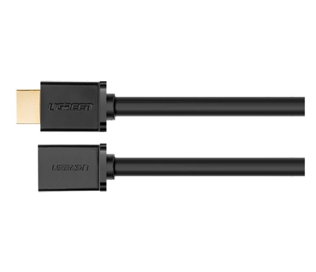 UGREEN Kabel HDMI męski do HDMI żeński HD107 FullHD 3D 2m czarny - 1488987 - zdjęcie 2